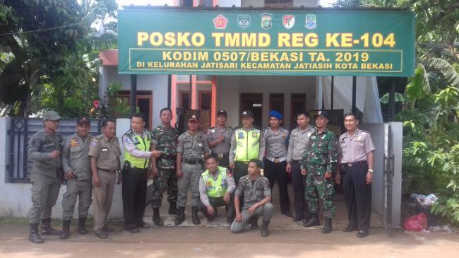 Tiga Pilar Jatiasih Siap Sukseskan TMMD Reguler Ke -104